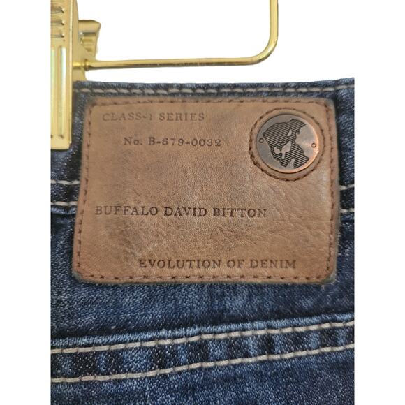 Buffalo David Bitton Driven Basic Straight Men's Jeans Sz W34 L32 - Picture 5 of 7